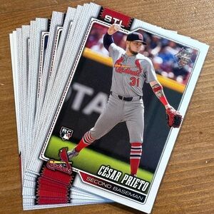 (12) 2026 Topps MLB Cardinals Card Lot 2026 Topps MLB St. Louis Cardinals lot